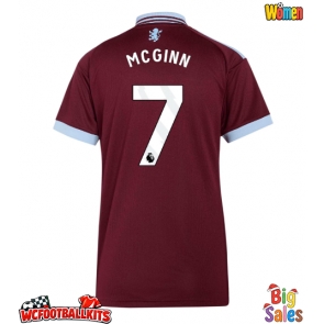 Aston Villa John McGinn #7 Replica Home Stadium Shirt for Women 2026-27 Short Sleeve